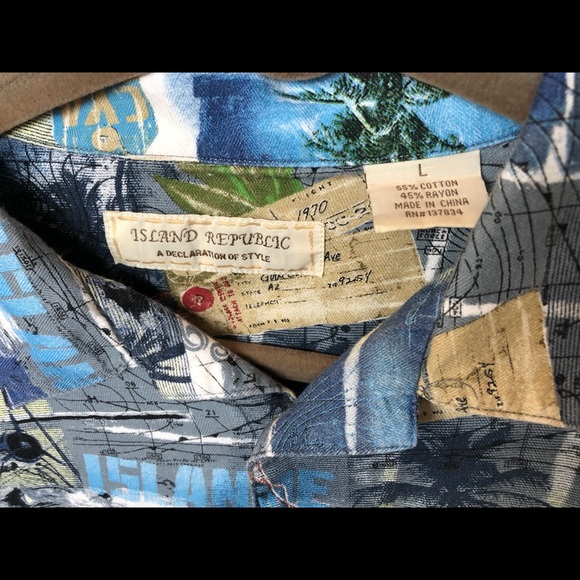 Island Republic Hawaiian Shirt - Picture 2 of 4